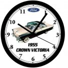 1955 FORD CROWN VICTORIA WALL CLOCK-Free USA Ship