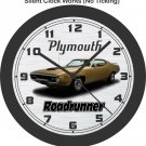 1971 Plymouth Roadrunner 426 Hemi Wall Clock-Free USA Ship