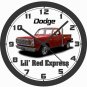 1978 DODGE LIL' RED EXPRESS TRUCK WALL CLOCK-Free USA Ship