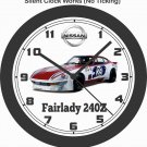 Nissan Fairlady 240Z Rally Car Wall Clock-Free USA Ship-Datsun