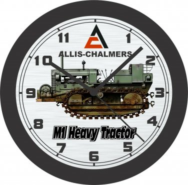 Allis-Chalmers HD-10W M1 Heavy Tractor Wall Clock-Caterpillar, John Deere