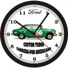 1950 FORD CUSTOM TUDOR CARRERA-PAN AMERICANA WALL CLOCK-FREE USA SHIP!