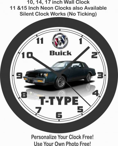1986 BUICK REGAL T-TYPE WALL CLOCK-GRAND NATIONAL, GNX, IMPALA, CAMARO
