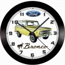 1972 FORD BRONCO WALL CLOCK-FREE USA SHIP! Chevrolet, GMC, Dodge, Blazer