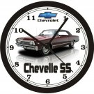 1967 CHEVROLET CHEVELLE SS BOLERO RED WALL CLOCK-FREE USA SHIP