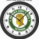 WOMENS ARMY CORP. VETERAN WALL CLOCK-NAVY, MARINES, AIR FORCE