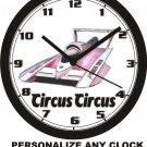 CIRCUS CIRCUS HYDROPLANE SPEED BOAT WALL CLOCK-Free US Ship