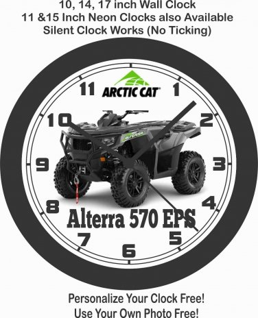 2020 ARCTIC CAT ALTERRA 570 EPS ATV WALL CLOCK-FREE USA SHIP