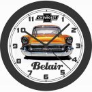 1957 CHEVROLET BELAIR WALL CLOCK-FREE USA SHIP