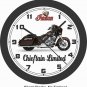 2019 INDIAN CHIEFTAIN MOTORCYCLE WALL CLOCK-Choose 1 of 4 models