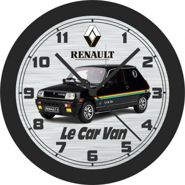 Renault 5 Le Car Van Wall Clock-Free US Ship