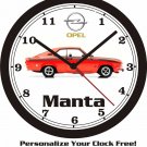 1974 OPEL MANTA WALL CLOCK-FREE USA SHIP!-MAZDA, TOYOTA, NISSAN, DATSUN