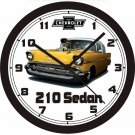 1957 CHEVROLET 210 SEDAN PRO-STREET WALL CLOCK-CHEVROLET, DODGE, FORD