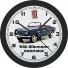 1953 Fiat 1100 Allemano Cabriolet Wall Clock-Free US Ship