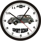 1937 CHEVROLET SPORT SEDAN WALL CLOCK-FREE USA SHIP!