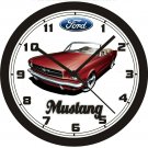1965-1966 FORD MUSTANG CONVERTIBLE WALL CLOCK-FREE USA SHIP!