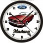 1965-1966 FORD MUSTANG CONVERTIBLE WALL CLOCK-FREE USA SHIP!