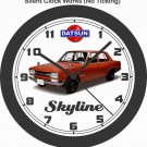 1970 DATSUN SKYLINE WALL CLOCK-NISSAN, TOYOTA, HONDA, SUBARU