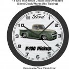 1953 Ford F-100 Pickup Truck Wall Clock-Free US Ship, Chevrolet, Dodge, GMC