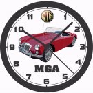 MG MGA SPORTS CAR WALL CLOCK-FREE USA SHIP!, CHOOSE 1 OF 2 COLORS