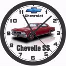 1966 CHEVROLET CHEVELLE SS WALL CLOCK-FREE USA SHIP!