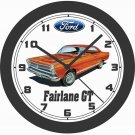1966 FORD FAIRLANE GT WALL CLOCK-FREE USA SHIP, GALAXIE, MUSTANG, CHEVROLET