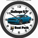 2019-2021 DODGE CHALLENGER R/T SCAT PACK WIDEBODY WALL CLOCK-ALL COLORS AV.