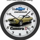 1969 Chevrolet Camaro Z/28 Olympic Gold Wall Clock-Other Colors Available!