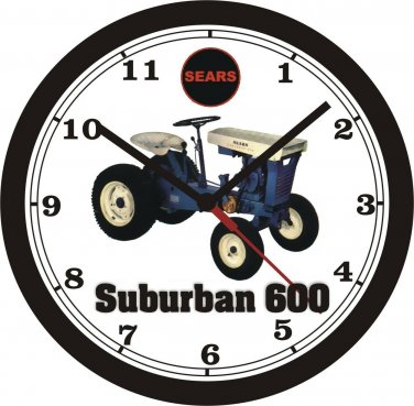 SEARS SUBURBAN 600 LAWN TRACTOR WALL CLOCK-FREE US SHIP