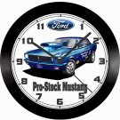 1965-1966 FORD PRO-STOCK NHRA MUSTANG WALL CLOCK-FREE USA SHIP!, CAMARO, dodge