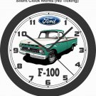 1966 FORD F-100 PICKUP TRUCK WALL CLOCK-CHEVROLET, DODGE, F-150