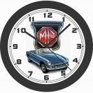 MG MGB WALL CLOCK-TRIUMPH, BMW, MERCEDES BENZ-Choose 1 of 3 colors
