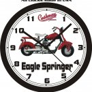 1950 CUSHMAN EAGLE SPRINGER WALL CLOCK-FREE USA SHIP!