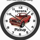 1973 TOYOTA PICKUP TRUCK WALL CLOCK-NISSAN, DATSUN, FORD, CHEVROLET