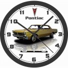 1965 PONTIAC GTO GOLD WALL CLOCK-Chevrolet, Oldsmobile, Camaro, Mustang