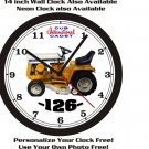 INTERNATIONAL CUB CADET 126 WALL CLOCK-FREE USA SHIP!