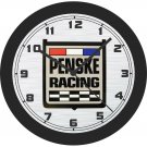 Vintage Penske Racing Emblem Wall Clock-Free US Ship-Ford, Chevrolet
