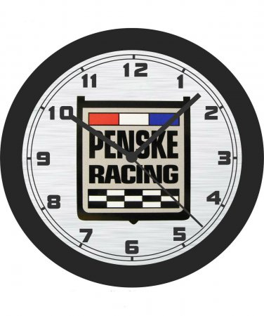Vintage Penske Racing Emblem Wall Clock-Free US Ship-Ford, Chevrolet
