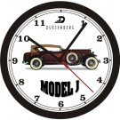 1932 DUESENBERG MODEL J WALL CLOCK-FREE USA SHIP!
