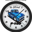 1956 Ford F-100 Pickup Truck Wall Clock-Free US Ship, Dodge, GMC, Chevrolet
