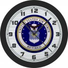 United States Retired Air Force Seal Wall Clock-Free US Ship
