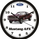 1965-1966 FORD MUSTANG AFX RACE CAR BIG 10, 14 or 17 INCH WALL CLOCK-FREE US