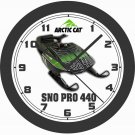 1974 ARCTIC CAT SNO PRO 440 SNOWMOBILE WALL CLOCK-FREE USA SHIP