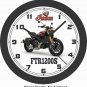 2019 INDIAN FTR1200S MOTORCYCLE WALL CLOCK-Choose 1 of 2 Colors.
