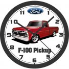 1973 FORD F-100 PICKUP TRUCK WALL CLOCK-DODGE, CHEVROLET, GMC, RAM