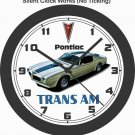 1971 PONTIAC TRANS AM FIREBIRD WALL CLOCK-CAMARO, MUSTANG, CORVETTE, GTO