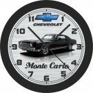 1970 Chevrolet Monte Carlo (Black) Wall Clock-Free US Ship