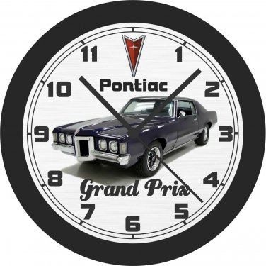 1967 Pontiac Grand Prix Wall Clock-Free US Ship