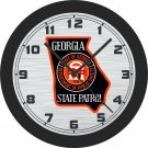 Georgia State Patrol Emblem Wall Clock-Free US Ship
