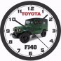 TOYOTA FJ40 WALL CLOCK-FREE USA SHIP!-LANDCRUISER
